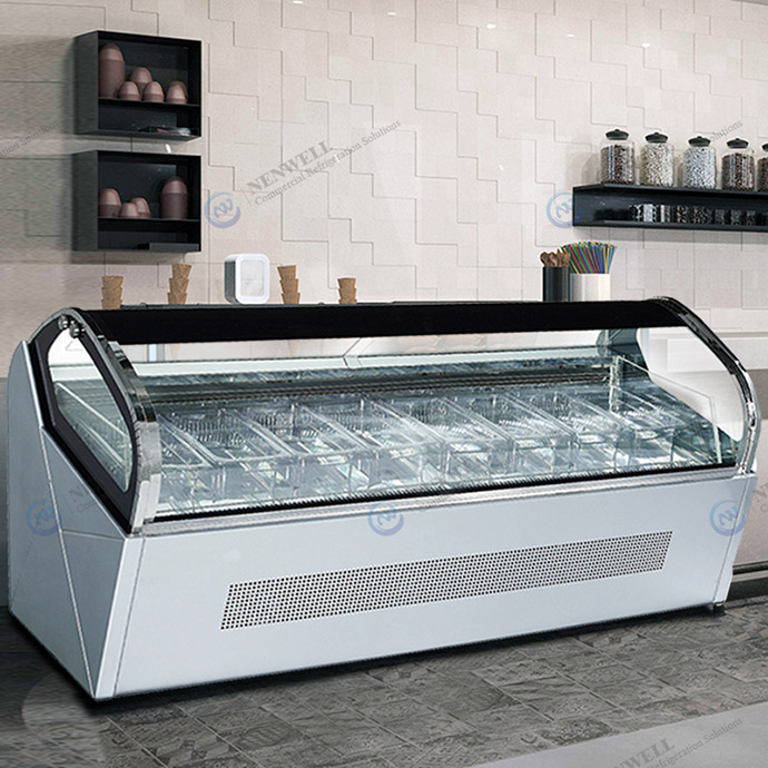 table top gelato display case